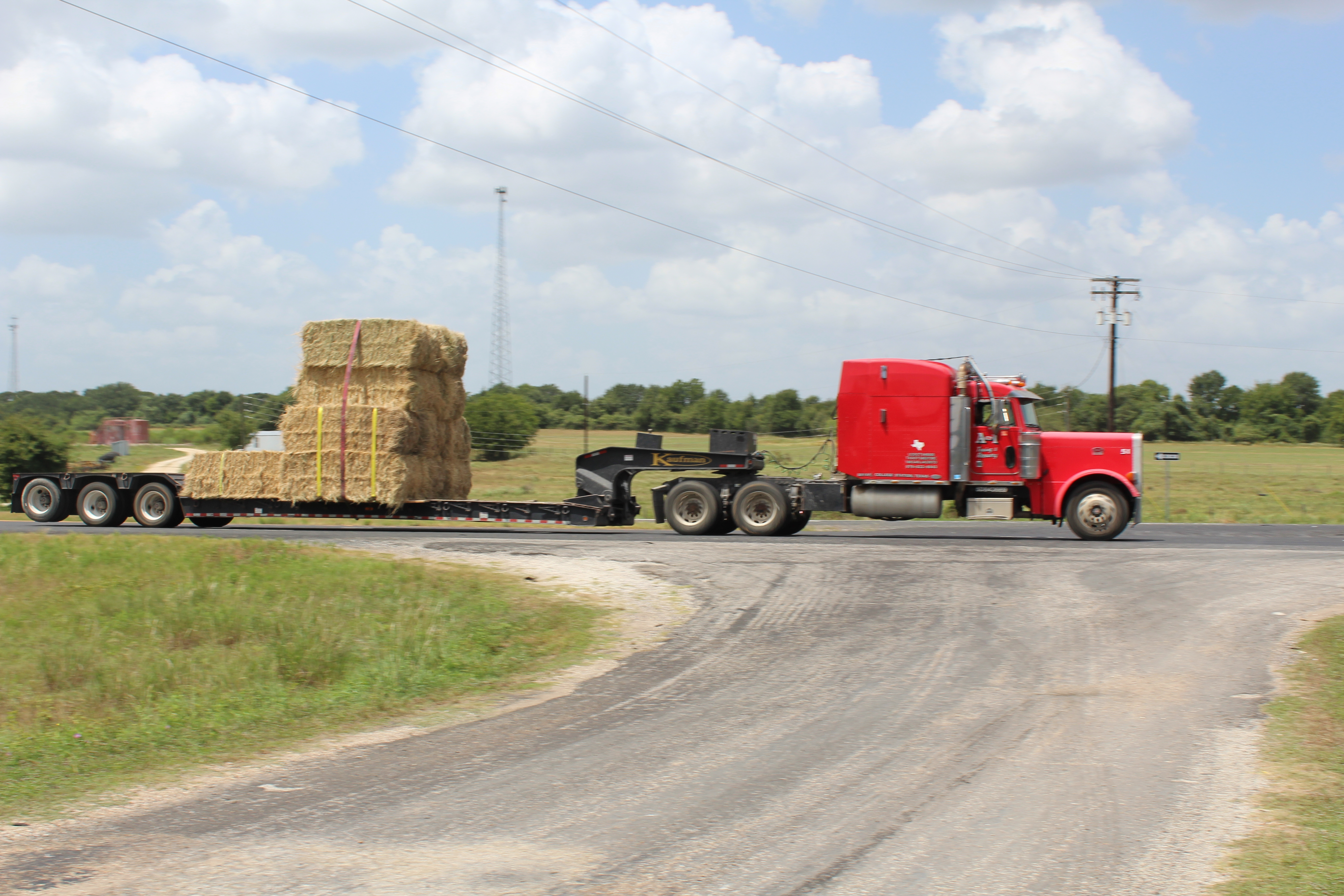 Oversized heavy-duty test vehicle.