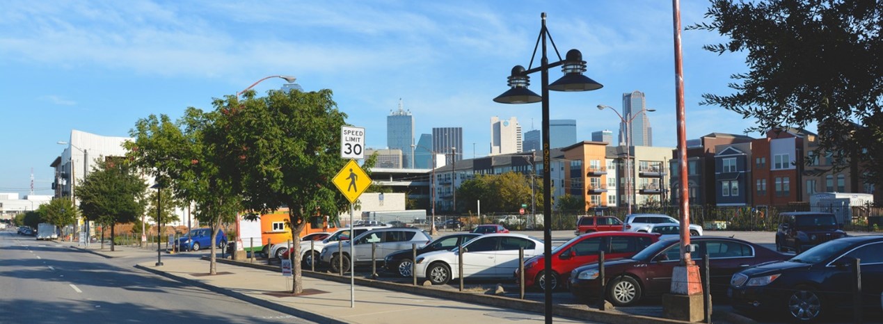Local Parking Studies, cars parked at meters