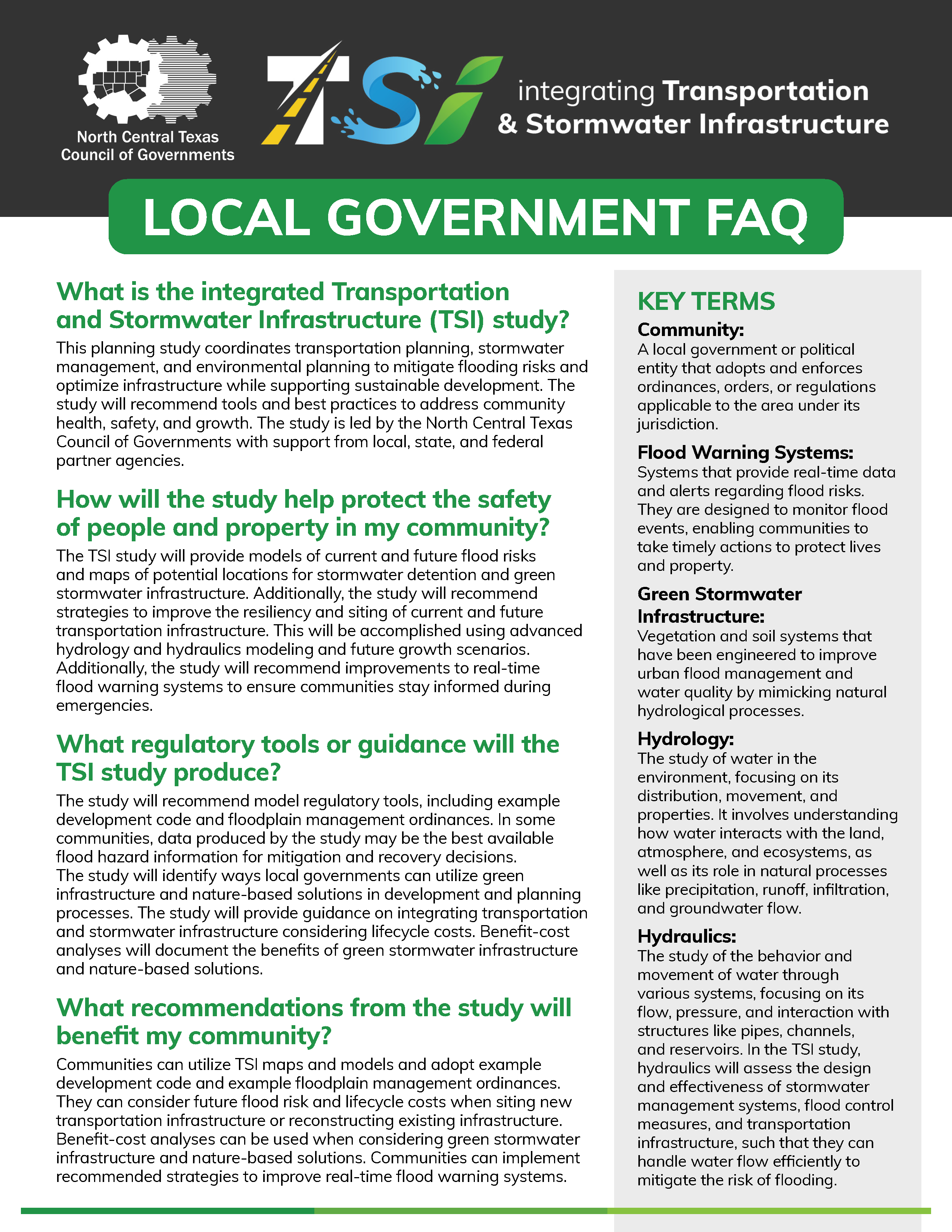 TSI FAQ Flyer