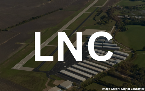 Overview of the Runway and facilities at Lancaster Regional Airport